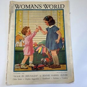 Vintage Woman's World Magazine November 1935 Advertising Ephemera